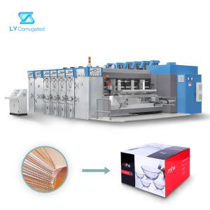 3600mm Flexo Printer Slotter Machine , PLC Automatic Flexo Printing Machine