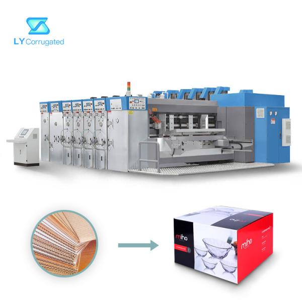 Quality 3600mm Flexo Printer Slotter Machine , PLC Automatic Flexo Printing Machine for sale