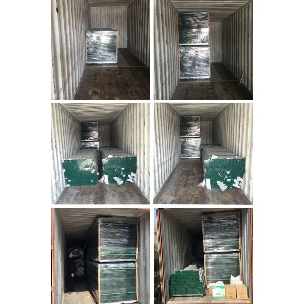 Manufacturer PVC Coated 656 Twin Wire Fencing / Perimeter Security Fence