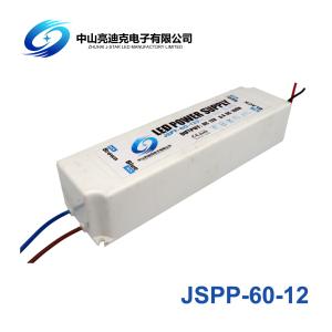 Single Output 60W 5A LED Power Supply Transformer For 12v Led Strip Lights