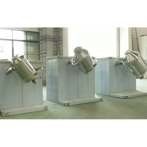 3D Mixer Dry Powder Granules Stainless Steel Silent Mixer