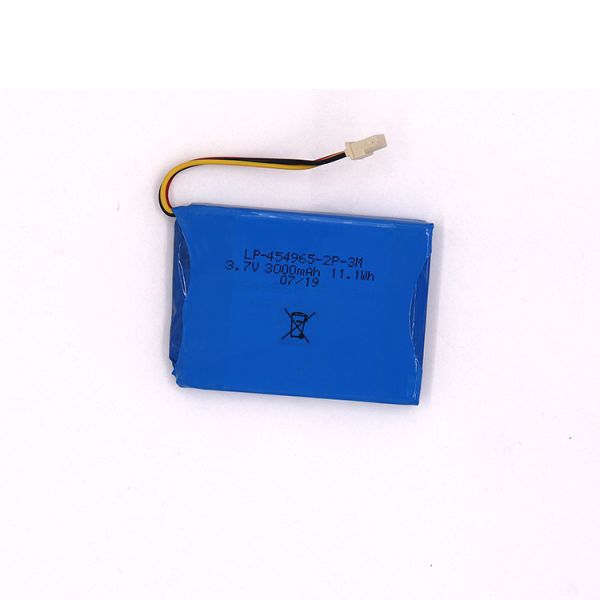 3000mAh Lipo Battery Power Bank Rechargeable Battery Pack LP-454965-2P-3M For Electronic