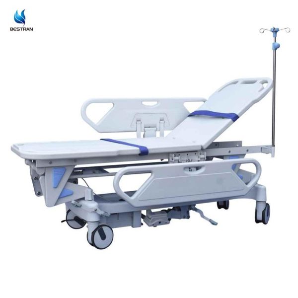 Hospitals Medical Transport Stretcher Motorized Height Adjustment 500lb Capacity