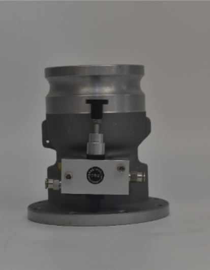 Tanker Trucks Vapor Recovery Coupling 4-Inch Aluminum Alloy with Interlock Valve Durable Leak-Proof