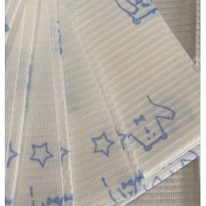 China Yellow 13*18&quot; 6.68g Disposable Adult Bib wholesale