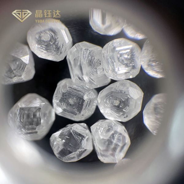 0.1Ct To 20Ct HPHT Treated Diamonds CVD Uncut Lab Grown Synthetic Diamonds