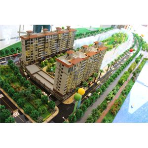 High Rise Miniature Architectural Models , Fancy 3D Max Building Modeling