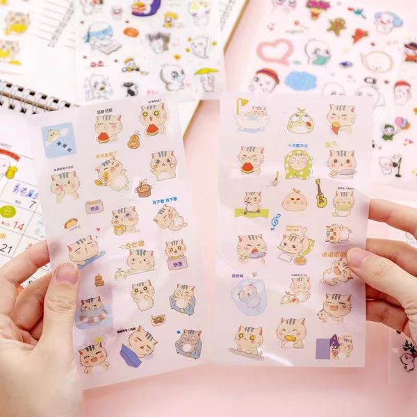 Colorful Adhesive Daily Planner Sticker 16.5*8.8CM For Promotion