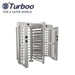 Semi Automatic Pedestrian Barrier Gate , Turnstile Access Control System Double