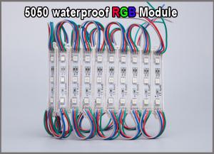 20pcs LED 5050 3 LED Module 12V waterproof RGB Color changeable led modules lighting for backlight sign