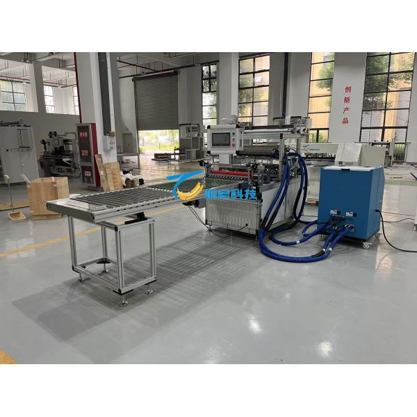 Programmable Filter Production Equipment 4m/min - 15m/min PP Filter Making Machine With Gluing