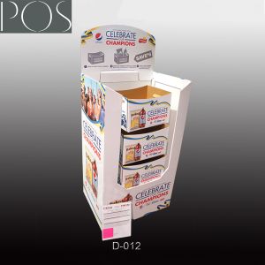 POP Customize Dump bin units for shipping
