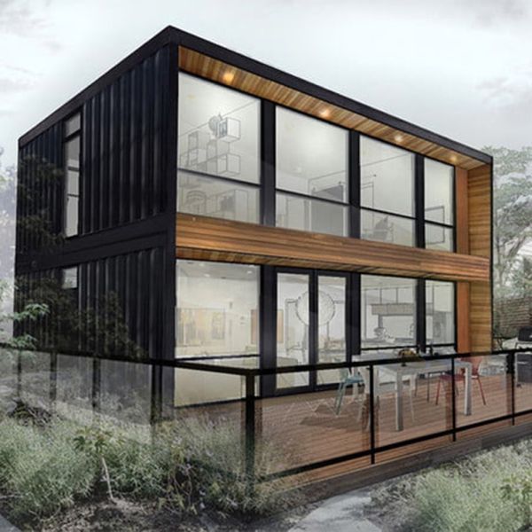 Zontop Modern Frame Cheap Easy Assemble 2 Story China Prefabricated Prefabricated Cheap Living House Container House