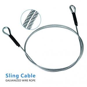 China Steel Grade Stainless Steel Zipper Sling Wire Rope 8/11/14 ' 3/16 on sale