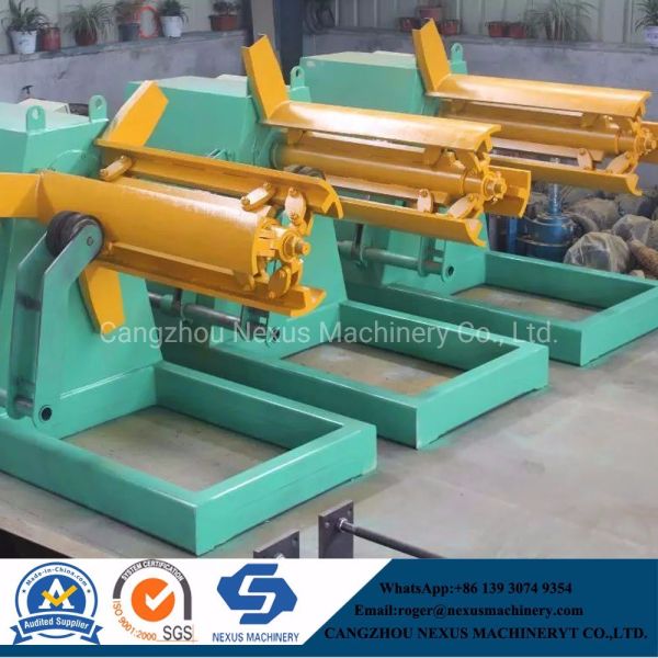 5t/8t/10t Hydraulic Decoiler Uncoiler with Coil Car for Metal Forming Machine