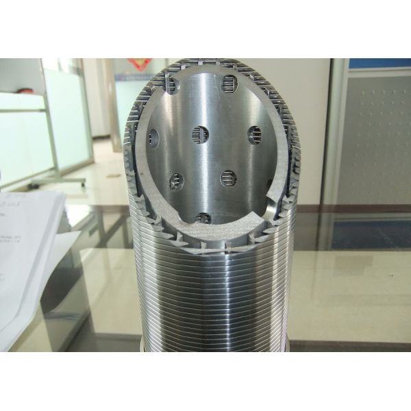 Oil Well Pipe Base Screen 4 1 / 2 '' N80 , WWS Wire Wrapped Screen For Sand Control