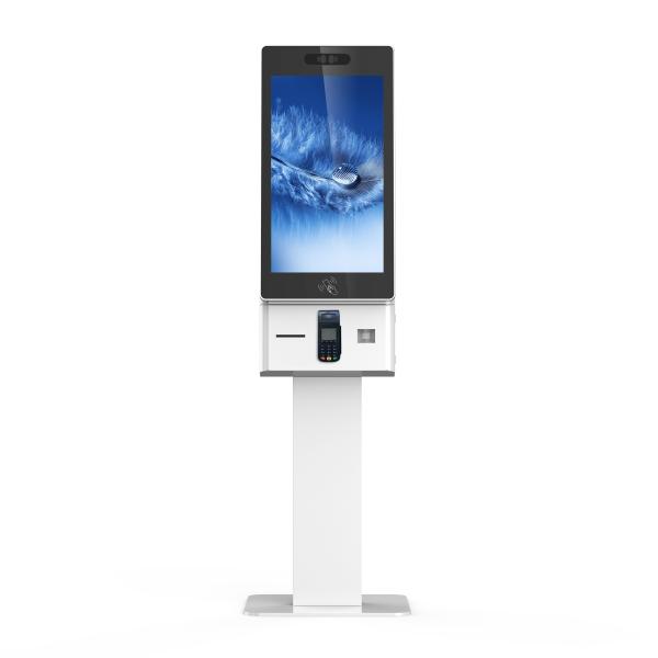 Quality Fast Food Chains Floor Standing Terminal Display Kiosk For Self Ordering Payment for sale