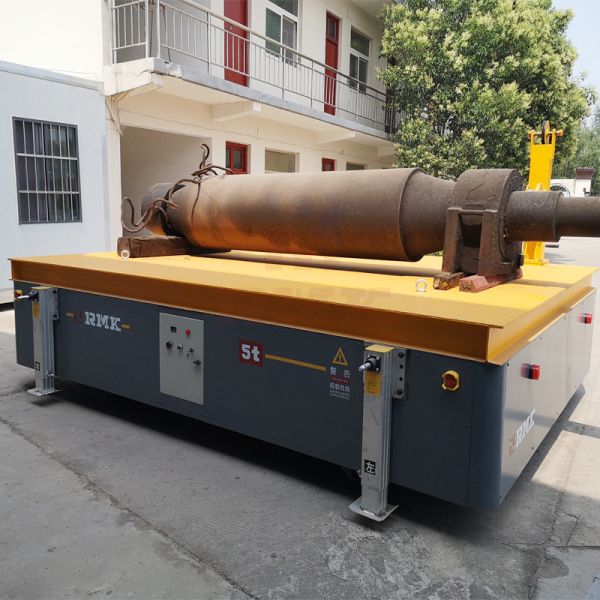 5 Tons Electric Material Transfer Trolley Automatic Charging Hand Operated