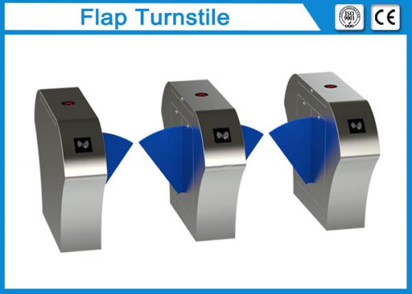 Quality 304 Stainless Steel Flap Barrier Gate Turnstile Security For Ticket Checking for sale
