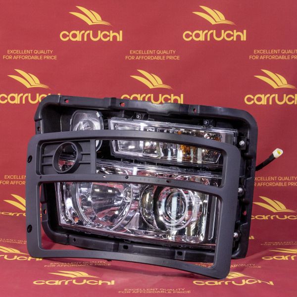 Carruchi Brand Truck Spare Parts Right headlight Assembly Applicable To Shacman Delong F3000/ M3000 Cab Lighting System Accessories with OEM No