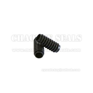 Black Silicone Rubber Bellow Seal Ozone Resistance , Rubber Flexible Bellows