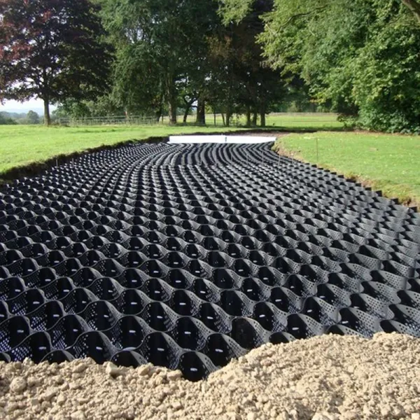 Honeycomb Geoweb HDPE Pea Gravel Stabilizer Grid Geocells For Erosion Control
