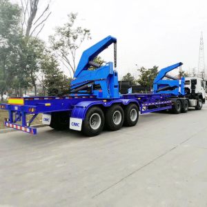 China 45 Ton 3 Axles Working 4000mm Container Side Loader wholesale