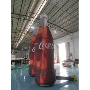 ASTM 4m Tall Advertising Inflatable Coca Cola Bottle