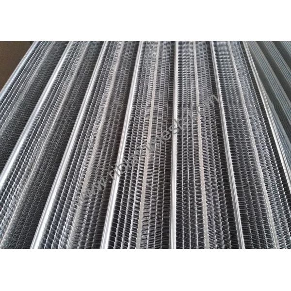 High Rib Lath Mesh Height 4mm / 8mm /10mm With Herringbone Mesh Pattern