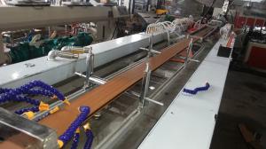 China PVC / PE Door Profile Extrusion Machiner , Sheet Extrusion Plant Easy Operation wholesale