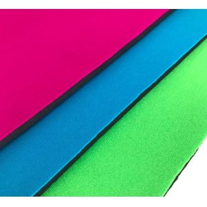 China Rubber Coated Polychloroprene Recycled Neoprene Fabric 3mm Thickness wholesale