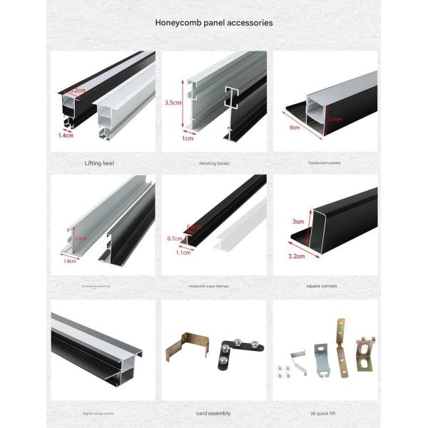 Contemporary Design Style Honeycomb Large Panel Integrated Ceiling Aluminum Buckle Plate for Hotel Interior Decoration