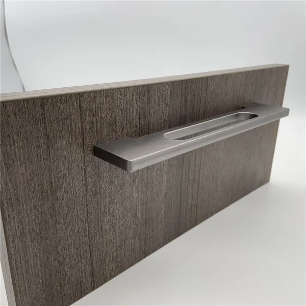 Kitchen Gold Aluminium Cabinet Handles Polished custom furniture hardware 247mm