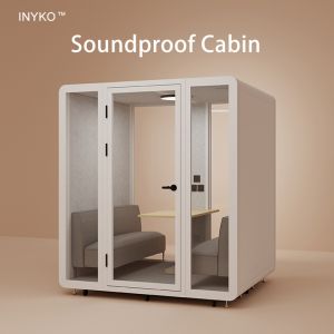 China Modular Modern Telephone Booth , Soundproof Office Phone Booth wholesale