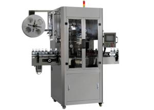 China Shrinkable Label Bottle Water Filling Line , Automatic Sleeve Label Machine wholesale
