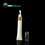 Plastic Squeeze Custom Long Nose Nozzle Cosmetic Eye Cream Tube Small 10ml 15ml