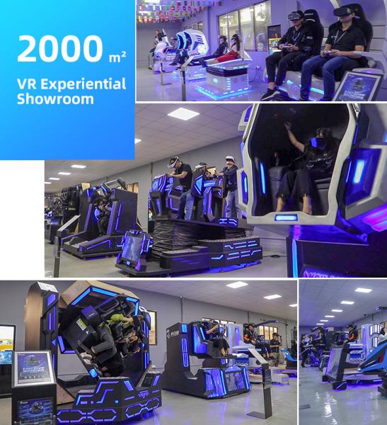 Shopping Mall VR Chair Simulator Indoor 2 Seats 9D Cinema Equipment