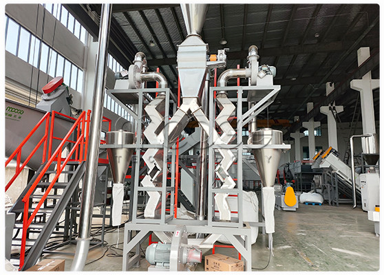 Sparkling Water Bottle Crushing Plastic Pet Washing Recycling Machine