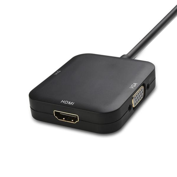 Quality Mini Displayport To Hdmi / Dvi / Vga Adapter Lcd Cable Connector Assembly for sale