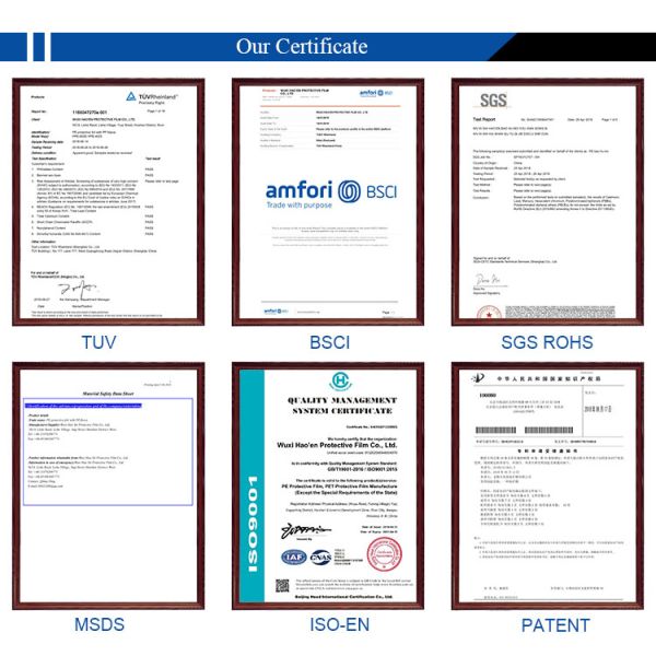 PE High Adhesive Carpet Protection Film Clear Transparent Color Heavy duty carpet protector film