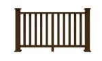 Fireproof WPC Fence Panel 2000x1200mm Wood Plastic Composite Board