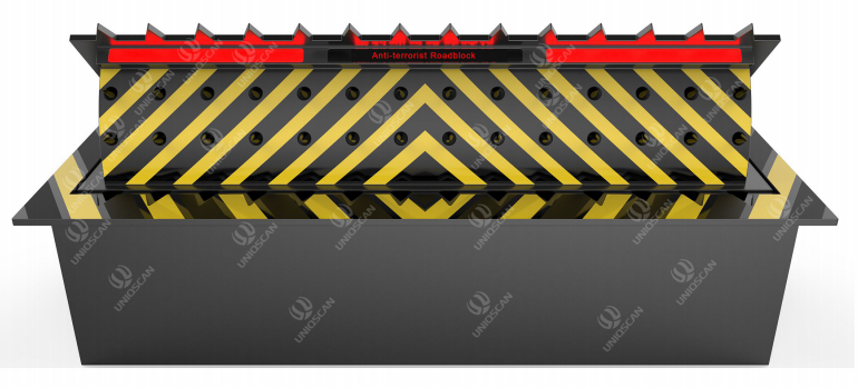120 Tons Passing Pressure Hydraulic Road Blocker With Spray Anti - Rust Paint