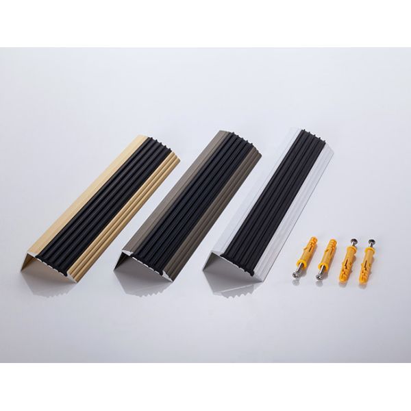 Anodized Aluminium Tile Edging Stair Nosing 45.5mm X 25.9mm Size