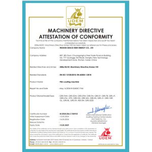 WUHAN GRACE NEW ENERGY CO., LTD. Certifications