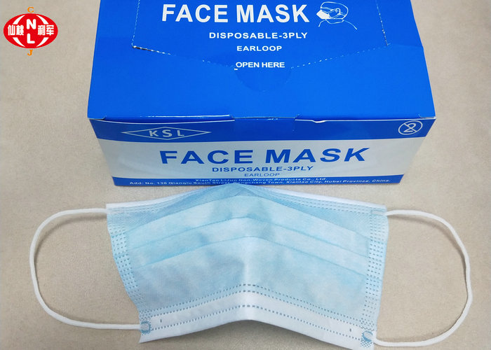 Wholesale 3 Layer PP Disposable Protective Face Mask With Earloop