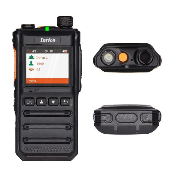 Quality Inrico T640 POC Long Distance Two Way Radio High Power Two Way Radio IP54 Rating 2MP Front Camera for Customer Requirements for sale