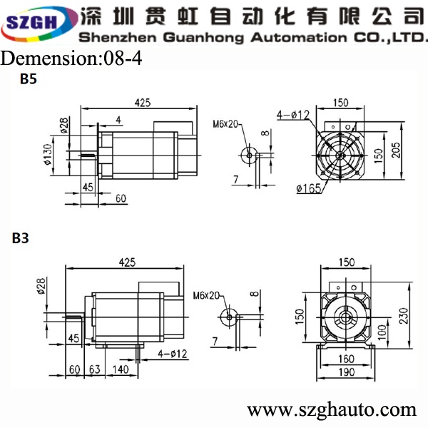 Small Asynchronous Servo Motors Encoder 50Hz 2.2KW Built - In Spindle Motor