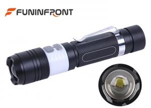 China USB Direct Charge Zoom LED Flashlight CREE XM-L T6 LED with 6 Light Modes wholesale