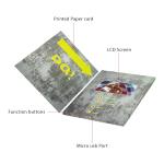 innovative design 5 inch LCD video packs,magnet switch brochure LCD with video