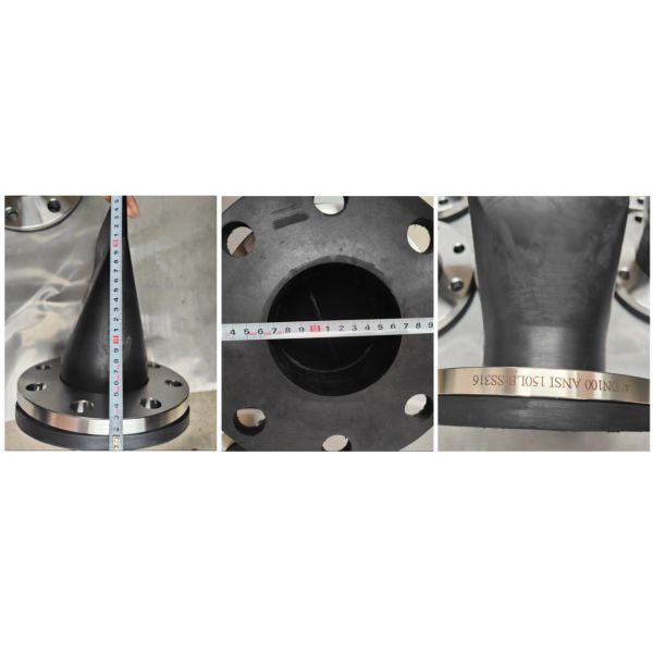 DN50 PN10 Controlled Back Pressure Flexible Rubber Duckbill Check Valve Is Used In Drainage Systems